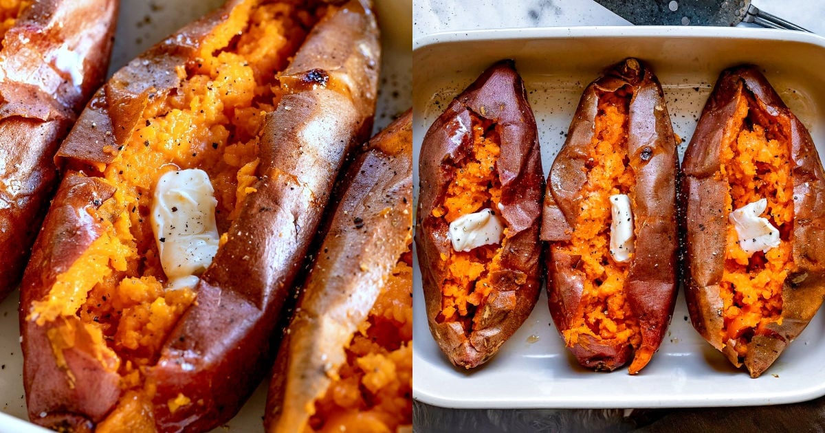Easy Baked Sweet Potatoes: Oven or Air Fryer for a Healthy Snack